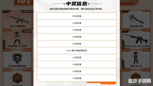 穿越火线抽奖网站