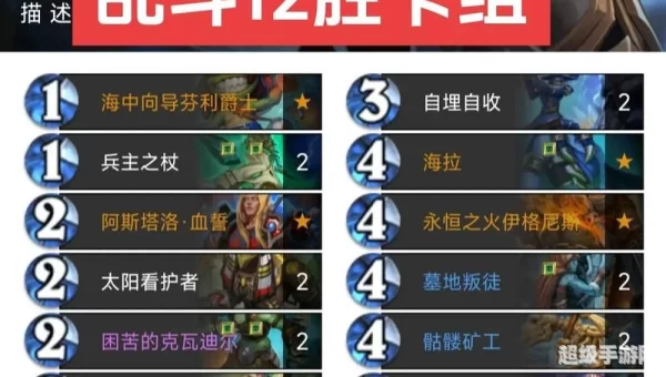 乱斗卡组